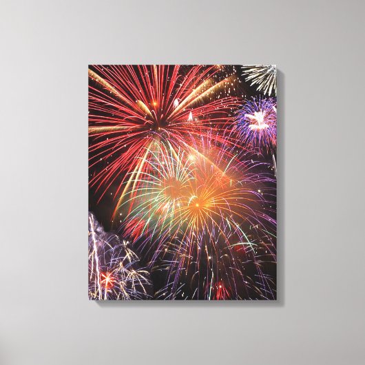 Fireworks Finale Canvas Afdruk (Voorkant)