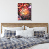 Fireworks Finale Canvas Afdruk (Insitu (Slaapkamer))