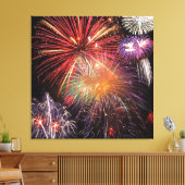 Fireworks Finale Canvas Afdruk (Insitu (Woonkamer))