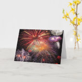 Fireworks Finale Kaart (Gele Bloem)