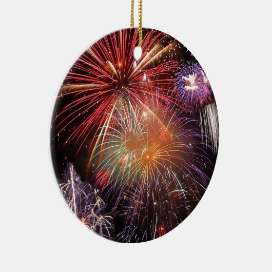 Fireworks Finale Keramisch Ornament (Rechts)