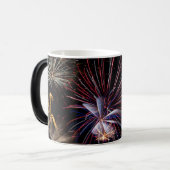 Fireworks Finale-kleur Koffiewijziging Mok (Voorkant links)