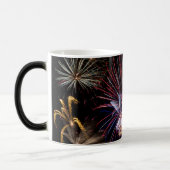 Fireworks Finale-kleur Koffiewijziging Mok (Links)