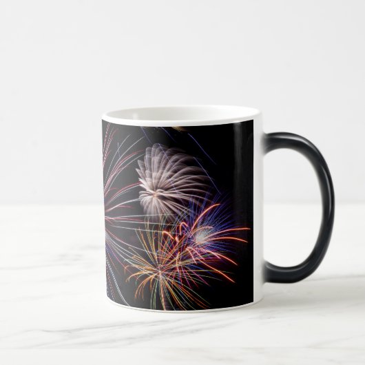 Fireworks Finale-kleur Koffiewijziging Mok (Rechts)