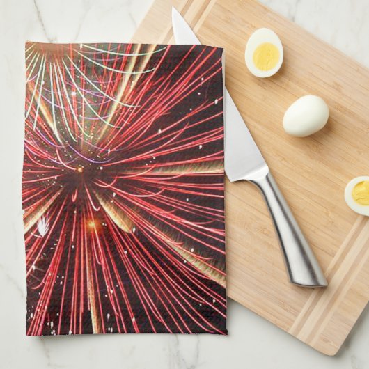 Fireworks Finale Theedoek (Quarter Fold)