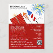 Fireworks, Fireworks Sales Flyer (Voorkant)