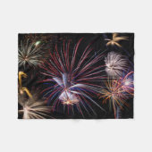 Fireworks Fleece Blanket (Voorkant (Horizontaal))