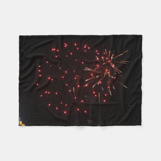 Fireworks Fleece Blanket (Voorkant (Horizontaal))
