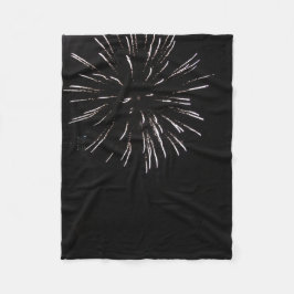 Fireworks Fleece Blanket Deken