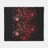 Fireworks Fleece Blanket Deken (Voorkant (Horizontaal))