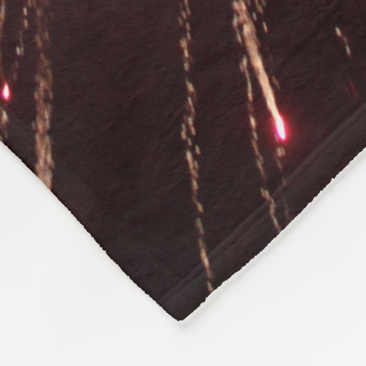 Fireworks Fleece Blanket Deken (Hoek)