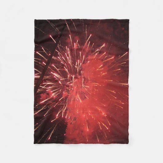 Fireworks Fleece Blanket Deken (Voorkant)