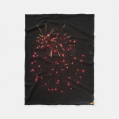 Fireworks Fleece Blanket Deken (Voorkant)