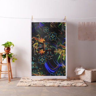 Fireworks Folk Art bloeien Stof