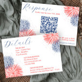 Fireworks & Forever Engagement Party Invitation Kaart