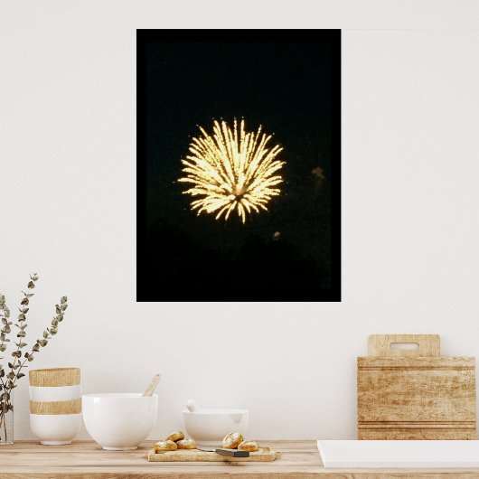 Fireworks-foto Poster (Keuken)