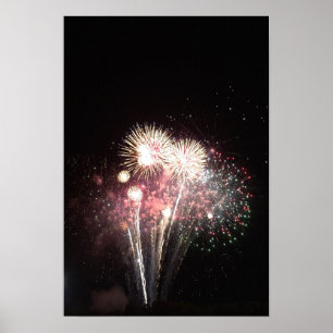 Fireworks-foto Poster
