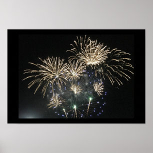 Fireworks-foto Poster
