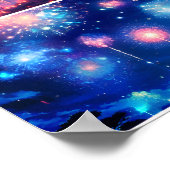 FireWorks-fotocollage Poster (Hoek)
