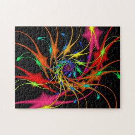 Fireworks Fractal Art Puzzle Legpuzzel