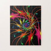 Fireworks Fractal Art Puzzle Legpuzzel (Verticaal)