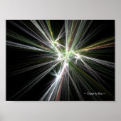 Fireworks Fractal Poster (Voorkant)