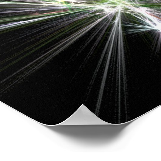 Fireworks Fractal Poster (Hoek)