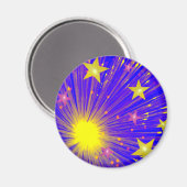 Fireworks fridge magnet (Voorkant / Achterkant)