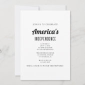 Fireworks, Fun and Freedom 250 Years 4th of July Kaart (Achterkant)