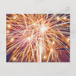 Fireworks "Gefeliciteerd" Briefkaart