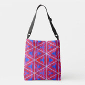 Fireworks Geometry Crossbody Tas (Achterkant)