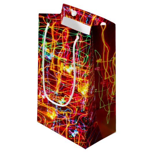 Fireworks Gift Bag Klein Cadeauzakje (Voorkant Gekanteld)
