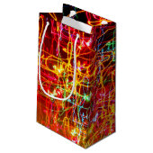 Fireworks Gift Bag Klein Cadeauzakje (Achterkant Gekanteld)