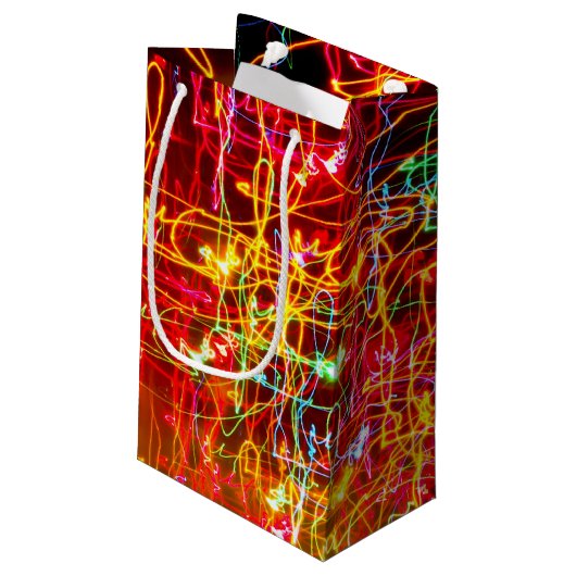 Fireworks Gift Bag Klein Cadeauzakje (Achterkant Gekanteld)