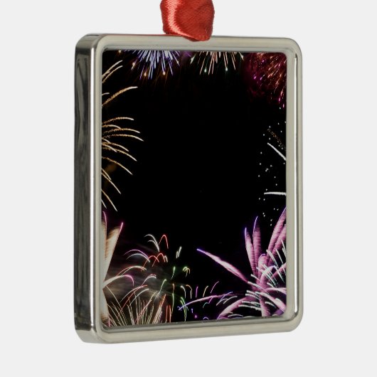 Fireworks Grand Finale Metalen Ornament (Rechts)