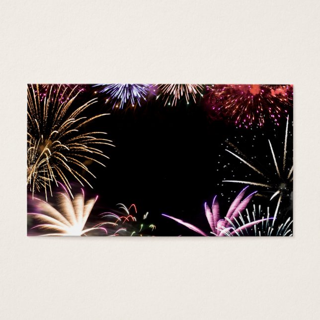 Fireworks Grand Finale Visitekaartjes (Voorkant)