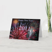 Fireworks, Happy New Year!, 2013 Feestdagen Kaart (Voorkant)