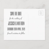 Fireworks Het Briefkaart Datum opslaan (Achterkant)