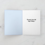 Fireworks Holiday Kaart (Binnen)