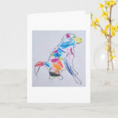 Fireworks Holiday Kaart (Gele Bloem)