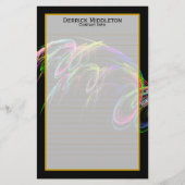 Fireworks I Fine Lined Stationery Briefpapier (Voorkant)