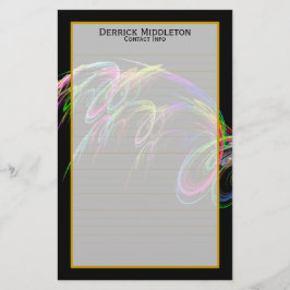 Fireworks I Fine Lined Stationery Briefpapier