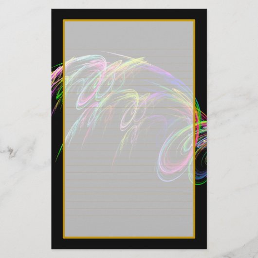 Fireworks I Fine Lined Stationery Briefpapier (Voorkant)