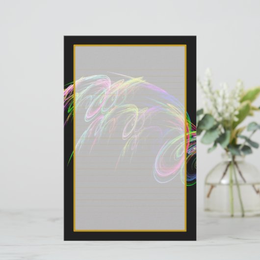 Fireworks I Fine Lined Stationery Briefpapier (Staand voorkant)