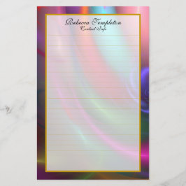 Fireworks III Fine Lined Stationery Briefpapier