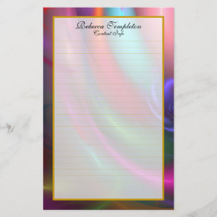 Fireworks III Fine Lined Stationery Briefpapier
