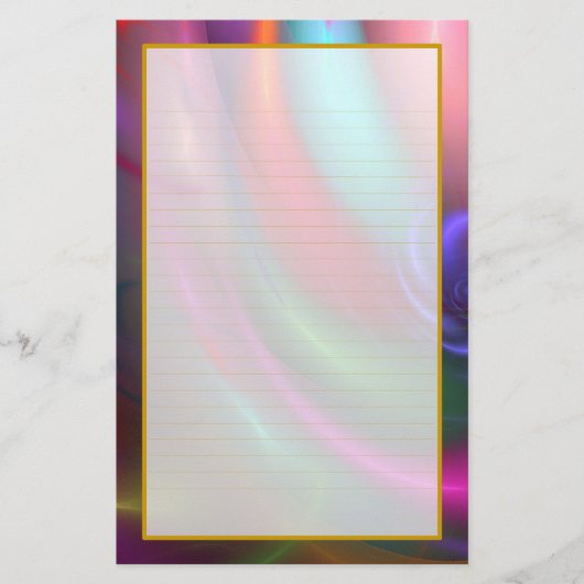 Fireworks III Fine Lined Stationery Briefpapier (Voorkant)