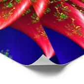 Fireworks-illustratie Poster (Hoek)