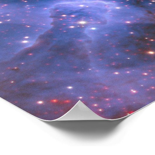 Fireworks in de ruimte poster (Hoek)