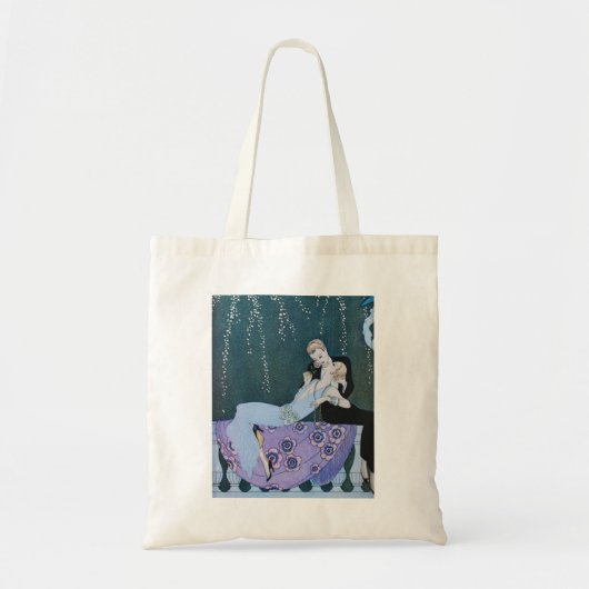 Fireworks in Paris Art Deco Canvas tas (Voorkant)